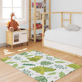 Palmblatt Dinosaurier Teppich